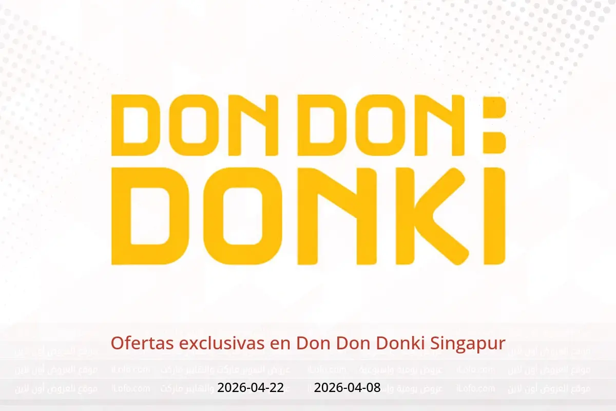 Ofertas de Don Don Donki Singapur de 8 a 22 abril 2026 Ofertas exclusivas - Don Don Donki - Singapur - 8 abril 2026 – 22 abril 2026 - Página 1