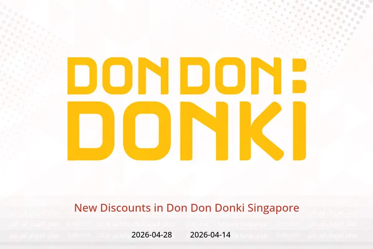 Don Don Donki Singapore offers from 14 to 28 April 2026 New Discounts - Don Don Donki - Singapore - 14 April 2026 – 28 April 2026 - Page 1