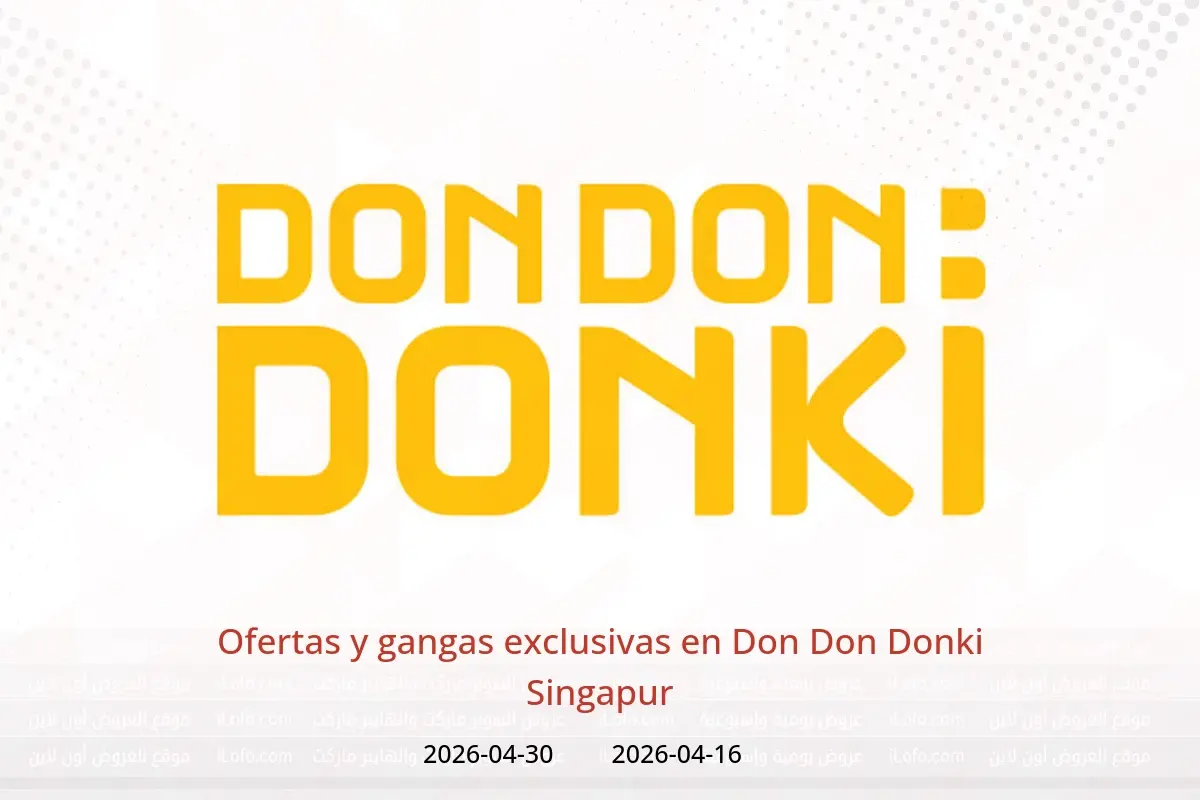 Ofertas de Don Don Donki Singapur de 16 a 30 abril 2026 Ofertas y gangas exclusivas - Don Don Donki - Singapur - 16 abril 2026 – 30 abril 2026 - Página 1