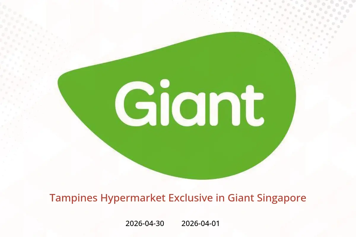 Giant Singapore offers from 1 to 30 April 2026 Tampines Hypermarket Exclusive - Giant - Singapore - 1 April 2026 – 30 April 2026 - Page 1