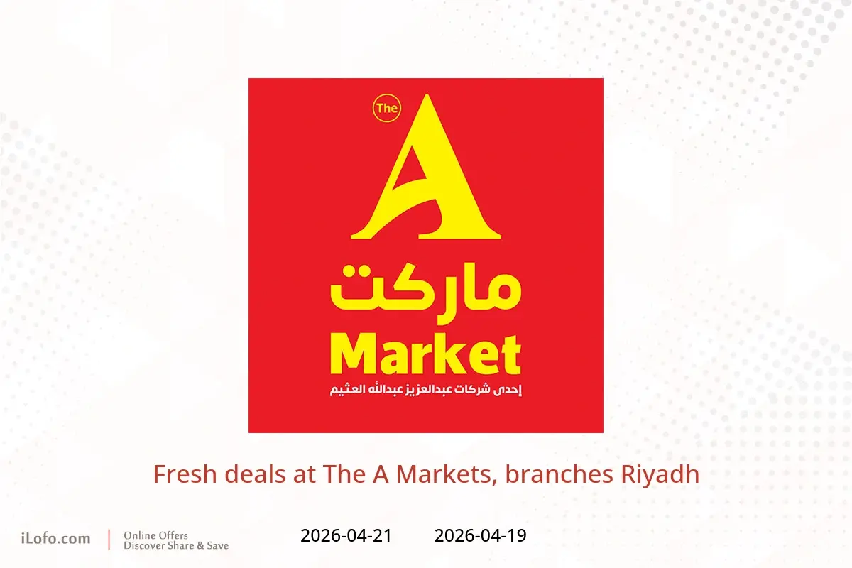 The A Markets offers in Riyadh from 2 to 4 Dhuʻl-Qiʻdah 1447 AH (19 – 21 April 2026) Fresh deals - The A Markets - Saudi Arabia - 19 April 2026 – 21 April 2026 - Page 1