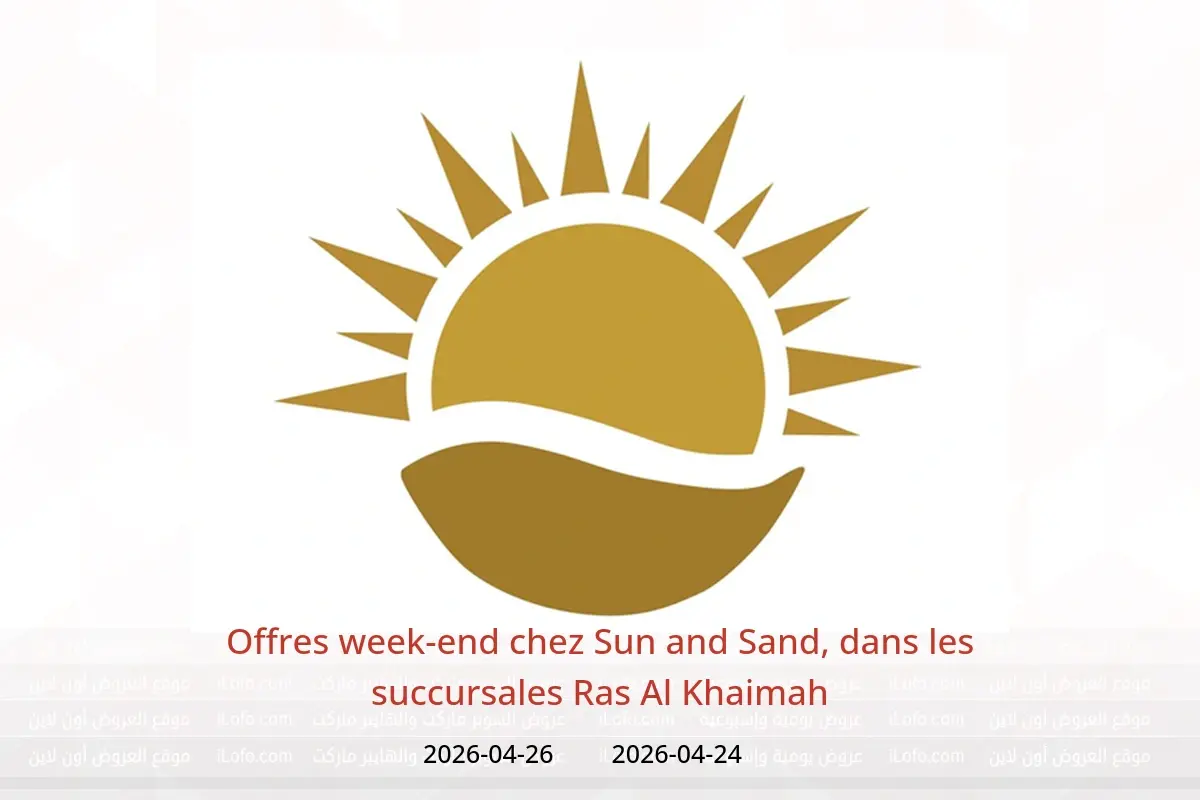 Offres Sun and Sand Ras Al Khaimah de 24 à 26 avril 2026 Offres week-end - Sun and Sand - Émirats arabes unis - 24 avril 2026 – 26 avril 2026 - Page 1