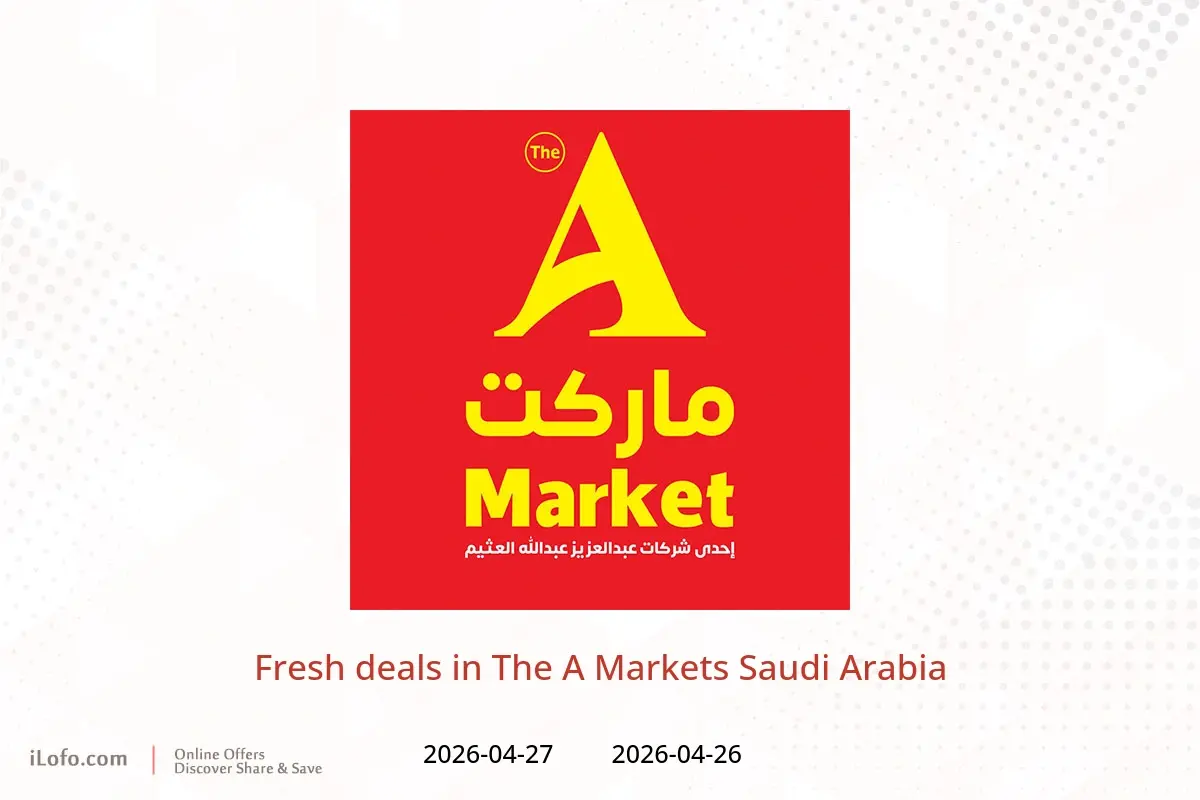 The A Markets Saudi Arabia offers from 9 to 10 Dhuʻl-Qiʻdah 1447 AH (26 – 27 April 2026) Fresh deals - The A Markets - Saudi Arabia - 26 April 2026 – 27 April 2026 - Page 1