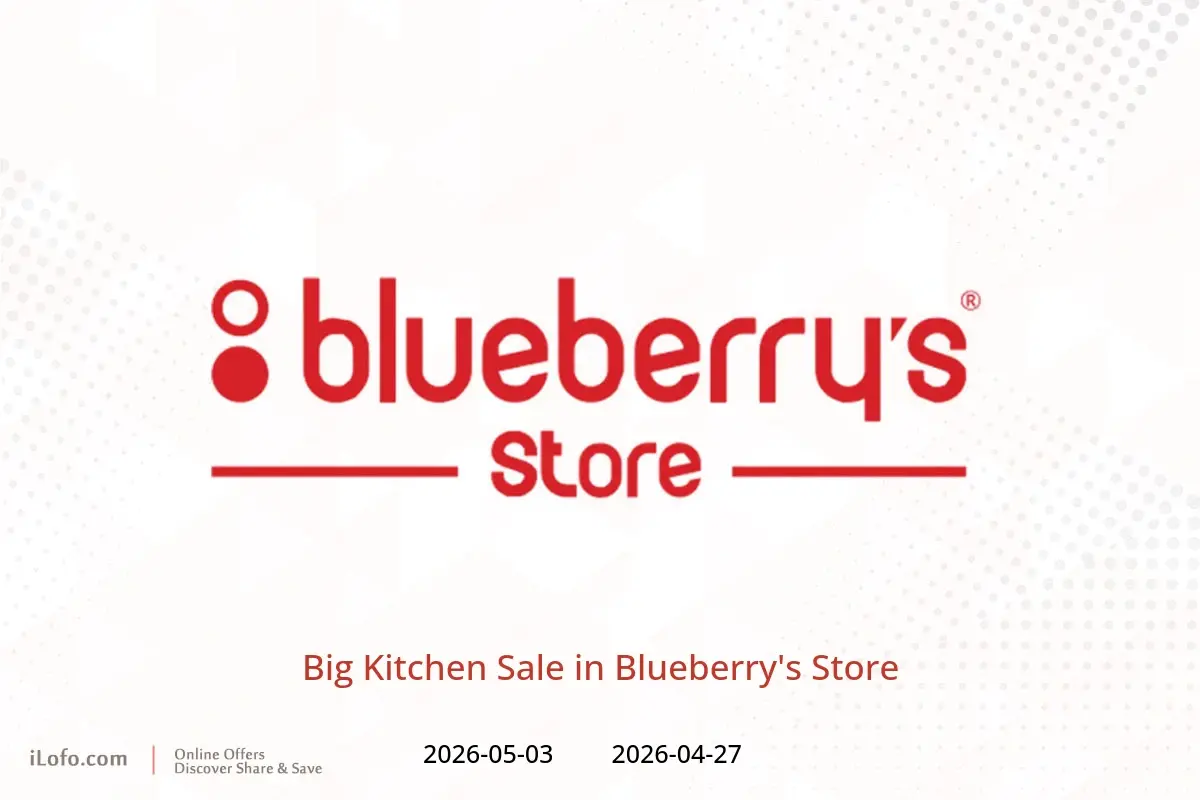 Blueberry's Store offers from 27 April to 3 May 2026 Big Kitchen Sale - Blueberry's Store - Oman - 27 April 2026 – 3 May 2026 - Page 1