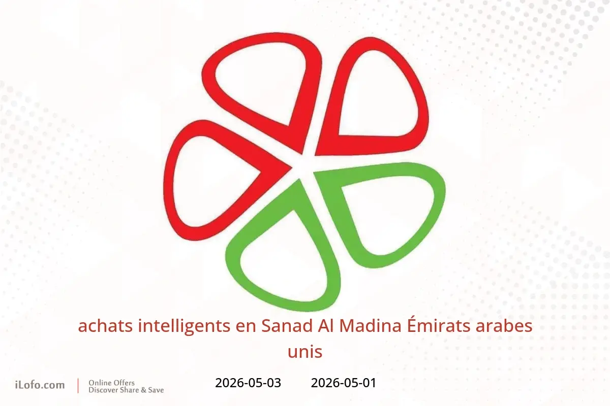 Offres Sanad Al Madina Émirats arabes unis de 1 à 3 mai 2026 achats intelligents - Sanad Al Madina - Émirats arabes unis - 1 mai 2026 – 3 mai 2026 - Page 1