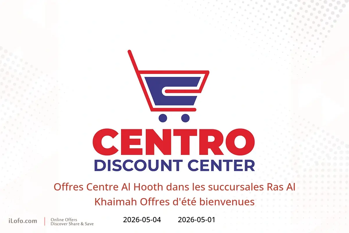 Offres Centre de Discount Centro BurJuman de 1 à 4 mai 2026 Économies - Centre de Discount Centro - Émirats arabes unis - 1 mai 2026 – 4 mai 2026 - Page 1
