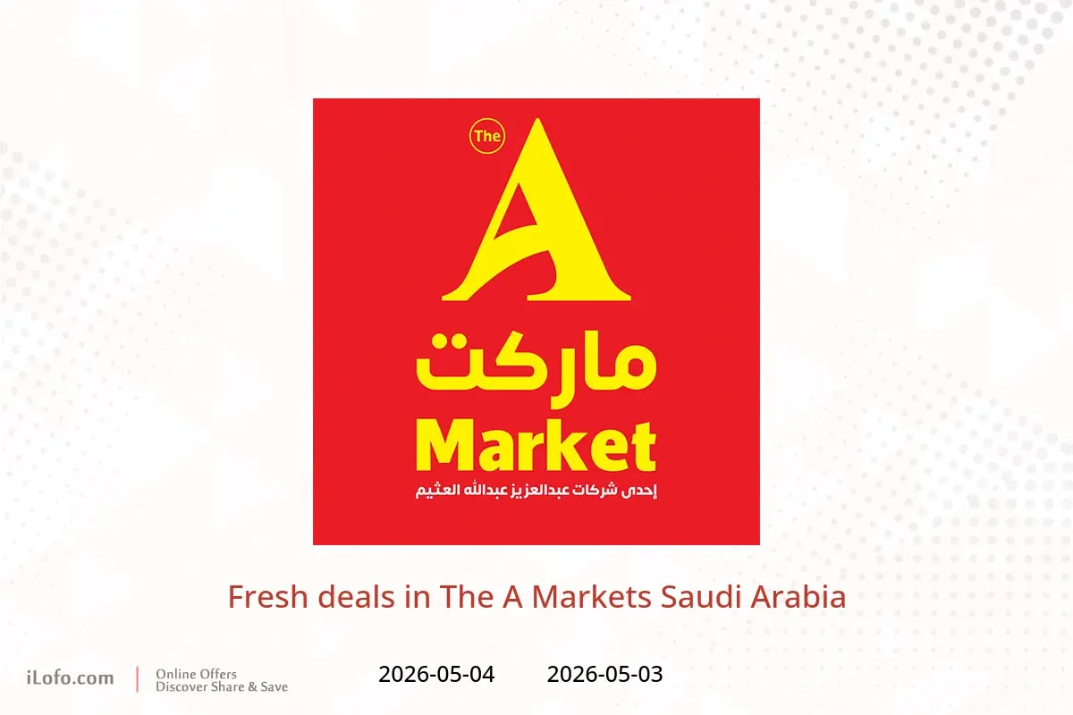 The A Markets Saudi Arabia offers from 16 to 17 Dhuʻl-Qiʻdah 1447 AH (3 – 4 May 2026) Fresh deals - The A Markets - Saudi Arabia - 3 May 2026 – 4 May 2026 - Page 1