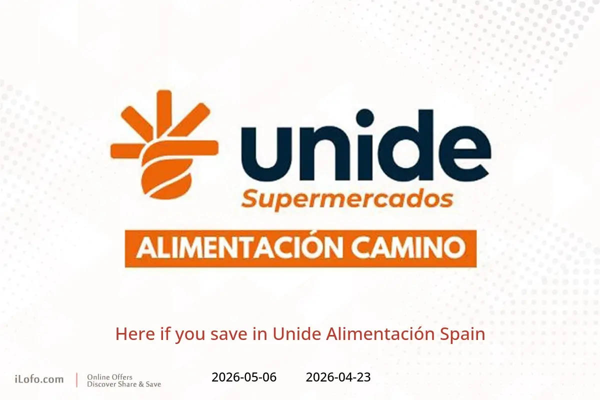 Unide Alimentación Spain offers from 23 April to 6 May 2026 Here if you save - Unide Alimentación - Spain - 23 April 2026 – 6 May 2026 - Page 1