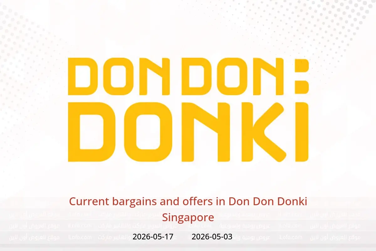 Don Don Donki Singapore offers from 3 to 17 May 2026 Current bargains and offers - Don Don Donki - Singapore - 3 May 2026 – 17 May 2026 - Page 1