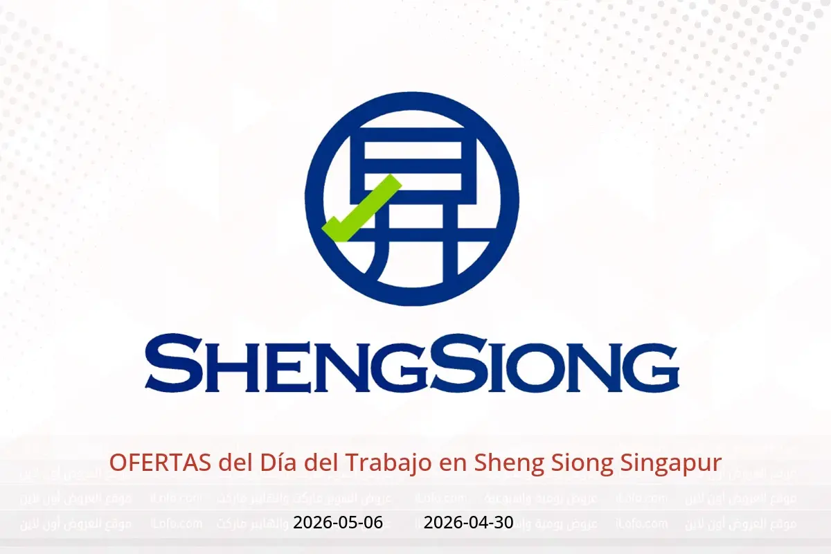 Ofertas de Sheng Siong Singapur de 30 abril a 6 mayo 2026 OFERTAS del Día del Trabajo - Sheng Siong - Singapur - 30 abril 2026 – 6 mayo 2026 - Página 1