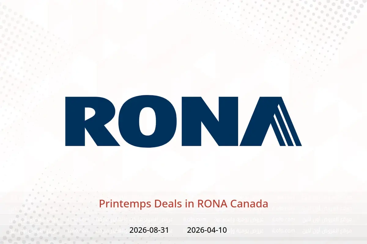 RONA Canada offers from 10 April to 31 August 2026 Printemps Deals - RONA - Canada - 10 April 2026 – 31 August 2026 - Page 1