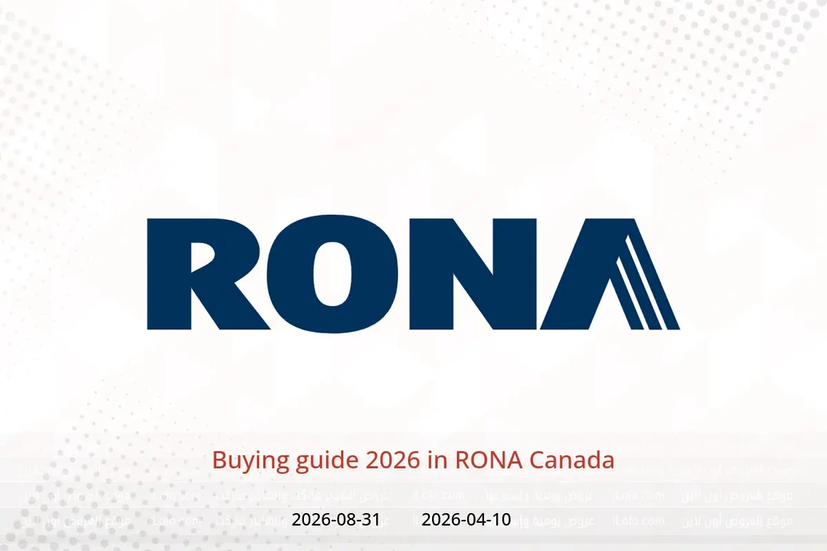 RONA Canada offers from 10 April to 31 August 2026 Buying guide 2026 - RONA - Canada - 10 April 2026 – 31 August 2026 - Page 1
