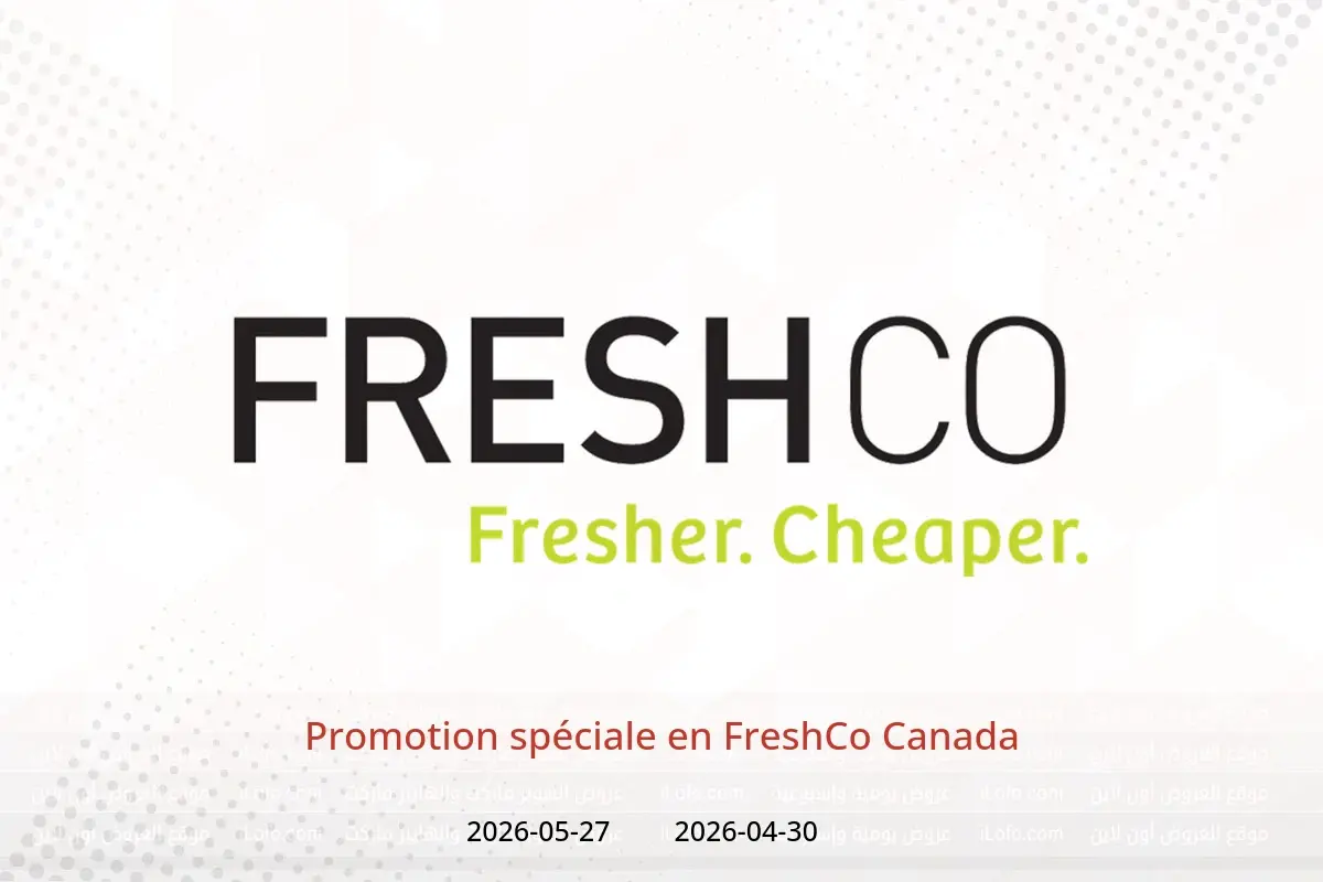 Offres FreshCo Canada de 30 avril à 27 mai 2026 Promotion spéciale - FreshCo - Canada - 30 avril 2026 – 27 mai 2026 - Page 1