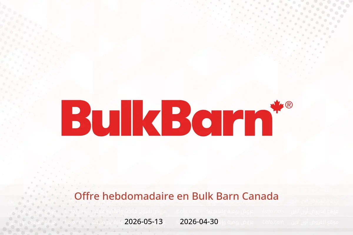 Offres Bulk Barn Canada de 30 avril à 13 mai 2026 Offre hebdomadaire - Bulk Barn - Canada - 30 avril 2026 – 13 mai 2026 - Page 1