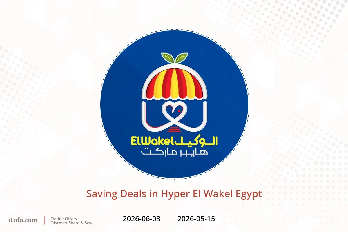 Hyper El Wakel Egypt offers from 15 May to 3 June 2026 Saving Deals - Hyper El Wakel - Egypt - 15 May 2026 – 3 June 2026 - Page 1