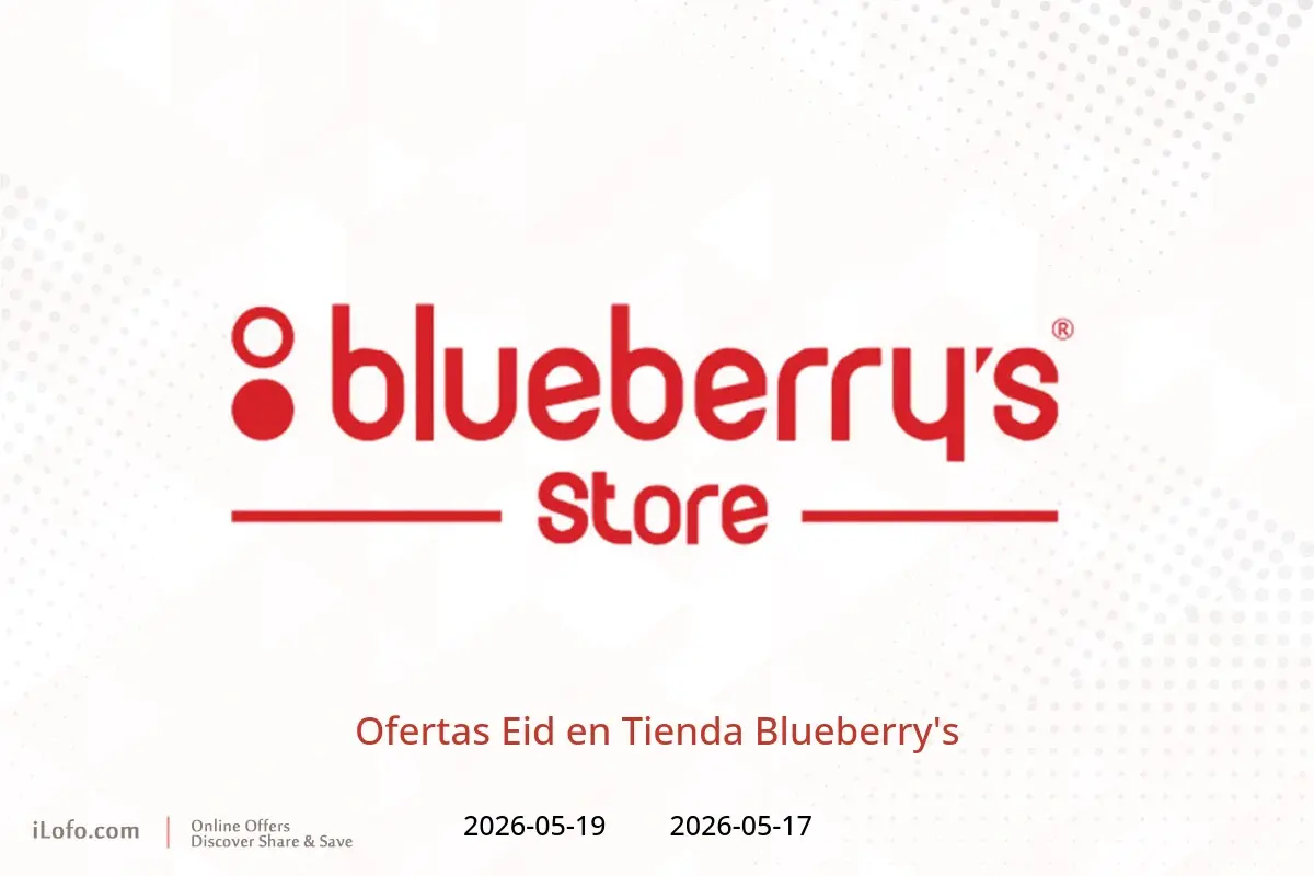 Ofertas de Tienda Blueberry's de 17 a 19 mayo 2026 Ofertas Eid - Tienda Blueberry's - Oman - 17 mayo 2026 – 19 mayo 2026 - Página 1
