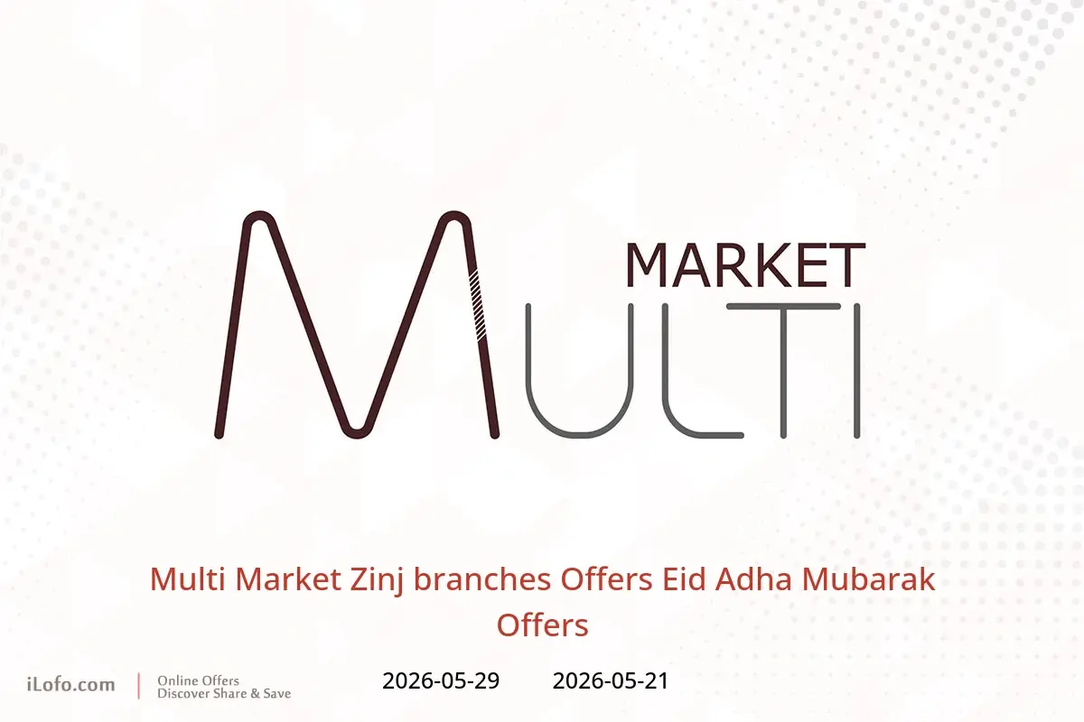Multi Market offers in Zinj from 21 to 29 May 2026 Eid Adha Mubarak Offers - Multi Market - Bahrain - 21 May 2026 – 29 May 2026 - Page 1