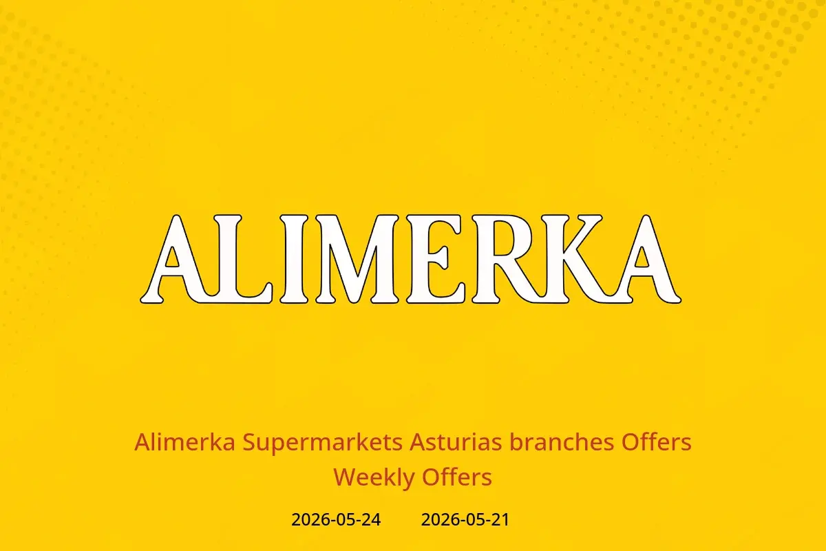 Alimerka Supermarkets offers in Asturias from 21 to 24 May 2026 Weekly Offers - Alimerka Supermarkets - Spain - 21 May 2026 – 24 May 2026 - Page 1