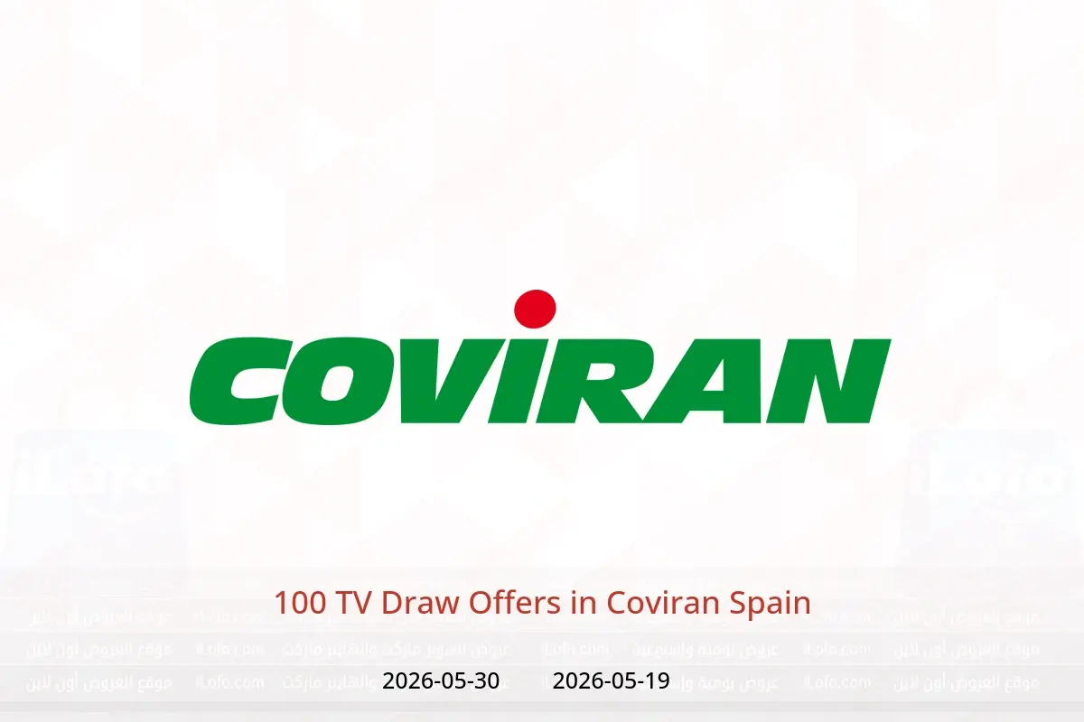 Coviran Spain offers from 19 to 30 May 2026 100 TV Draw Offers - Coviran - Spain - 19 May 2026 – 30 May 2026 - Page 1