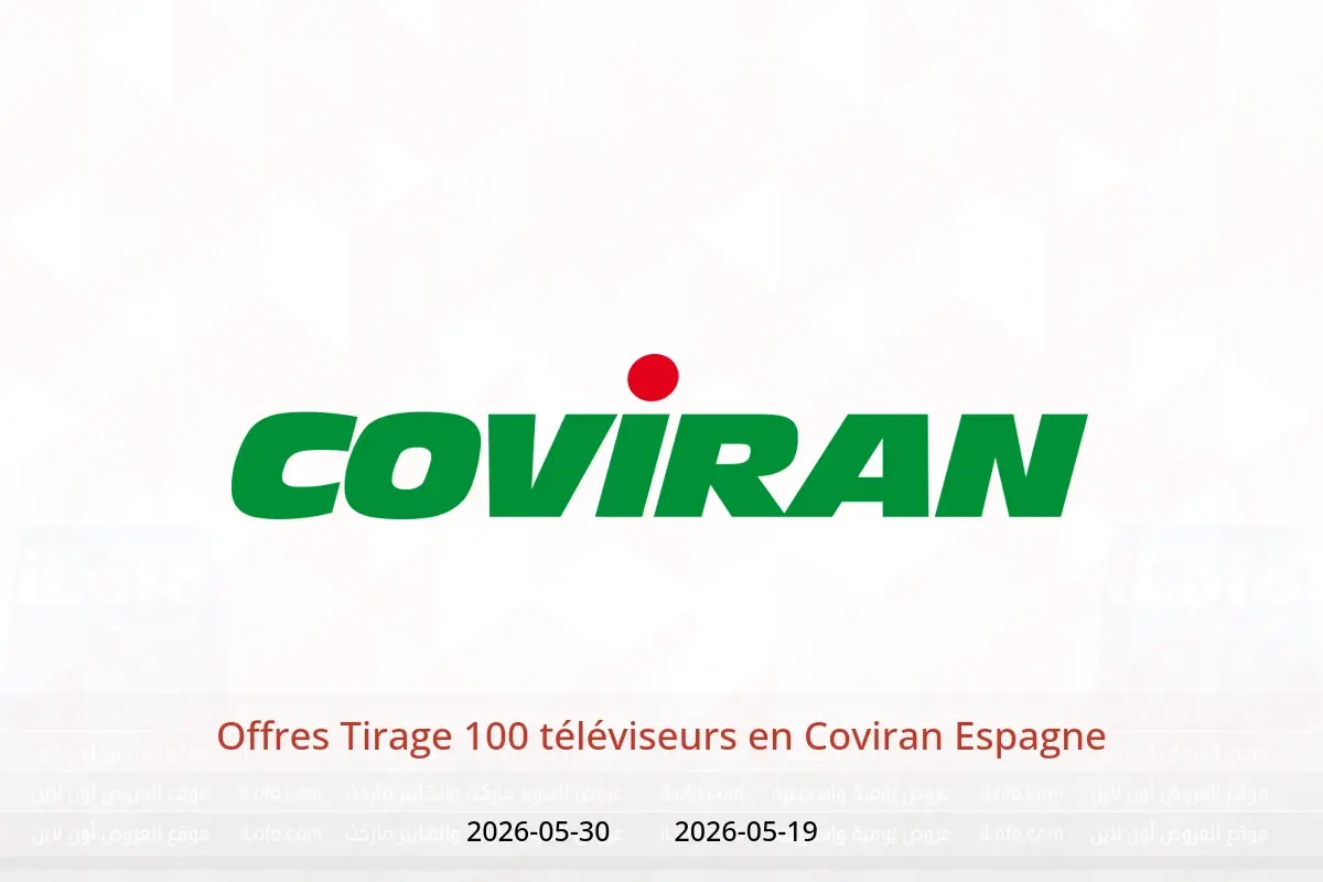 Offres Coviran Espagne de 19 à 30 mai 2026 Offres Tirage 100 téléviseurs - Coviran - Espagne - 19 mai 2026 – 30 mai 2026 - Page 1