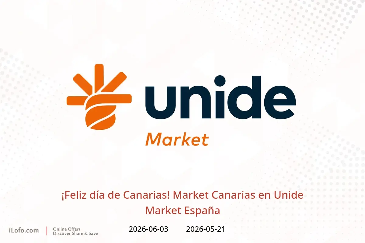 Ofertas de Unide Market España de 21 mayo a 3 junio 2026 ¡Feliz día de Canarias! Market Canarias - Unide Market - España - 21 mayo 2026 – 3 junio 2026 - Página 1