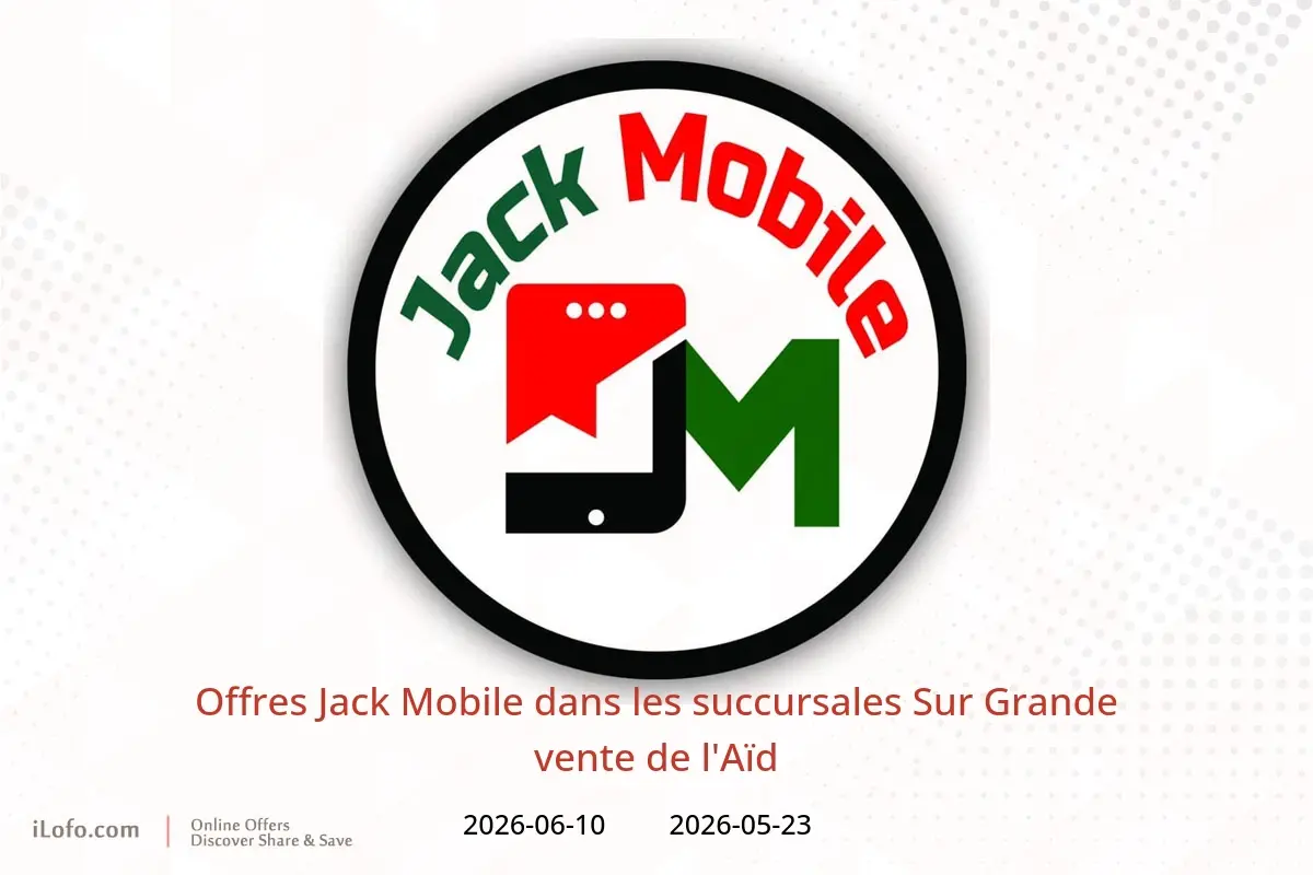 Offres Jack Mobile Sur de 23 mai à 10 juin 2026 Grande vente de l'Aïd - Jack Mobile - Oman - 23 mai 2026 – 10 juin 2026 - Page 1