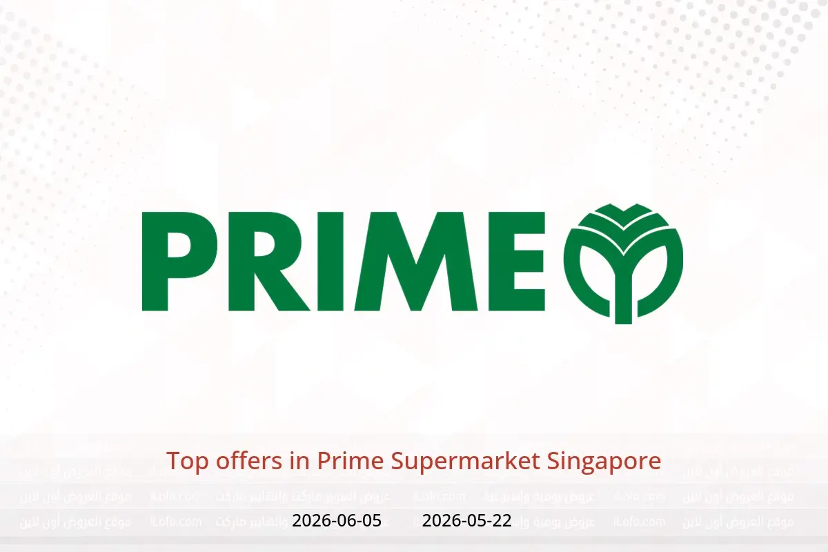 Prime Supermarket Singapore offers from 22 May to 5 June 2026 Top offers - Prime Supermarket - Singapore - 22 May 2026 – 5 June 2026 - Page 1