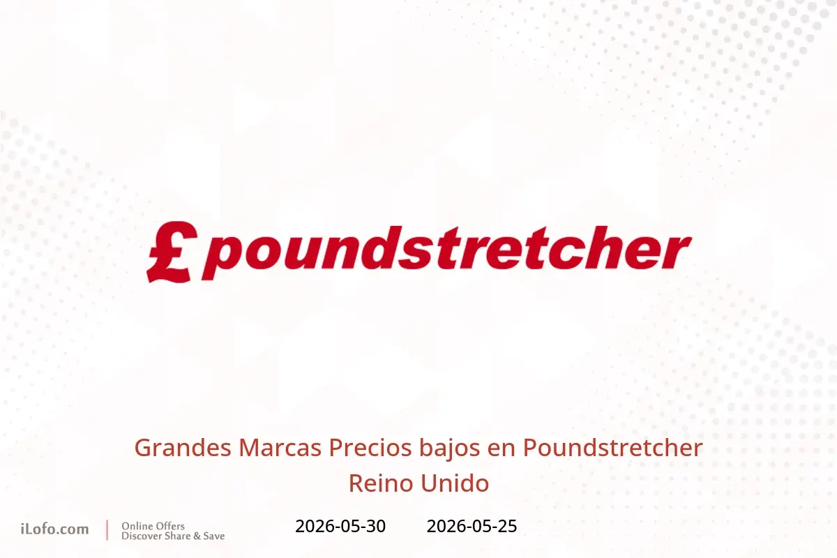 Ofertas de Poundstretcher Reino Unido de 25 a 30 mayo 2026 Grandes Marcas Precios bajos - Poundstretcher - Reino Unido - 25 mayo 2026 – 30 mayo 2026 - Página 1