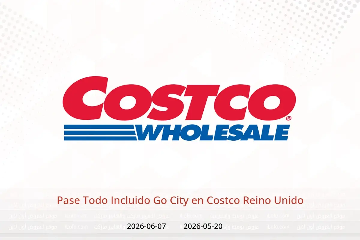 Ofertas de Costco Reino Unido de 20 mayo a 7 junio 2026 Pase Todo Incluido Go City - Costco - Reino Unido - 20 mayo 2026 – 7 junio 2026 - Página 1