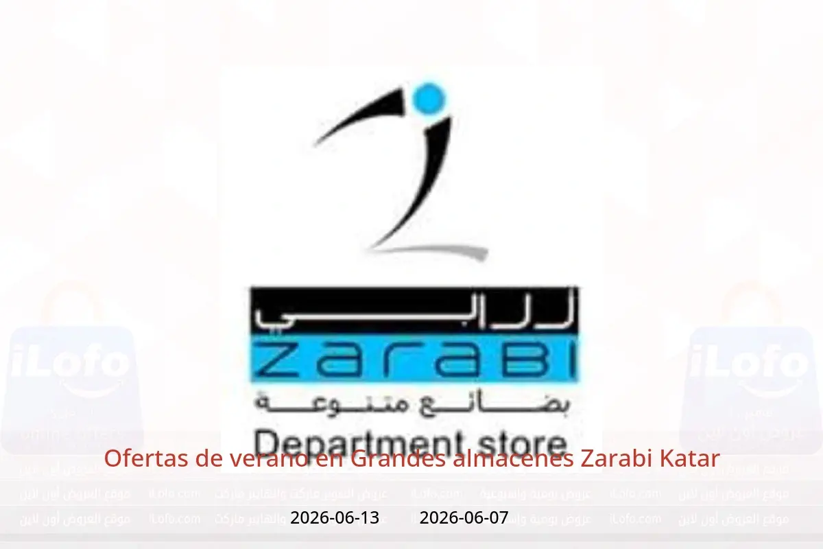 Ofertas de Grandes almacenes Zarabi Katar de 8 a 14 junio 2026 Ofertas de verano - Grandes almacenes Zarabi - Katar - 7 junio 2026 – 13 junio 2026 - Página 1