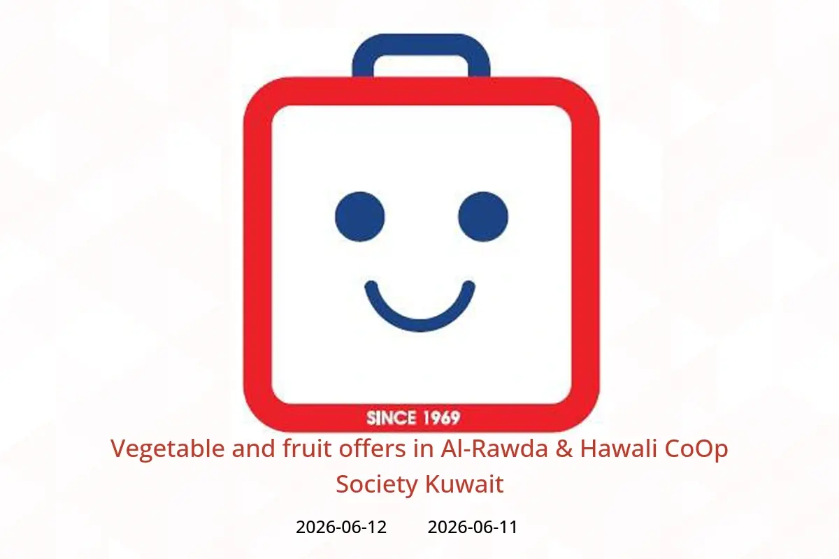 Al-Rawda & Hawali CoOp Society Kuwait offers from 11 to 12 June 2026 Vegetable and fruit offers - Al-Rawda & Hawali CoOp Society - Kuwait - 11 June 2026 – 12 June 2026 - Page 1