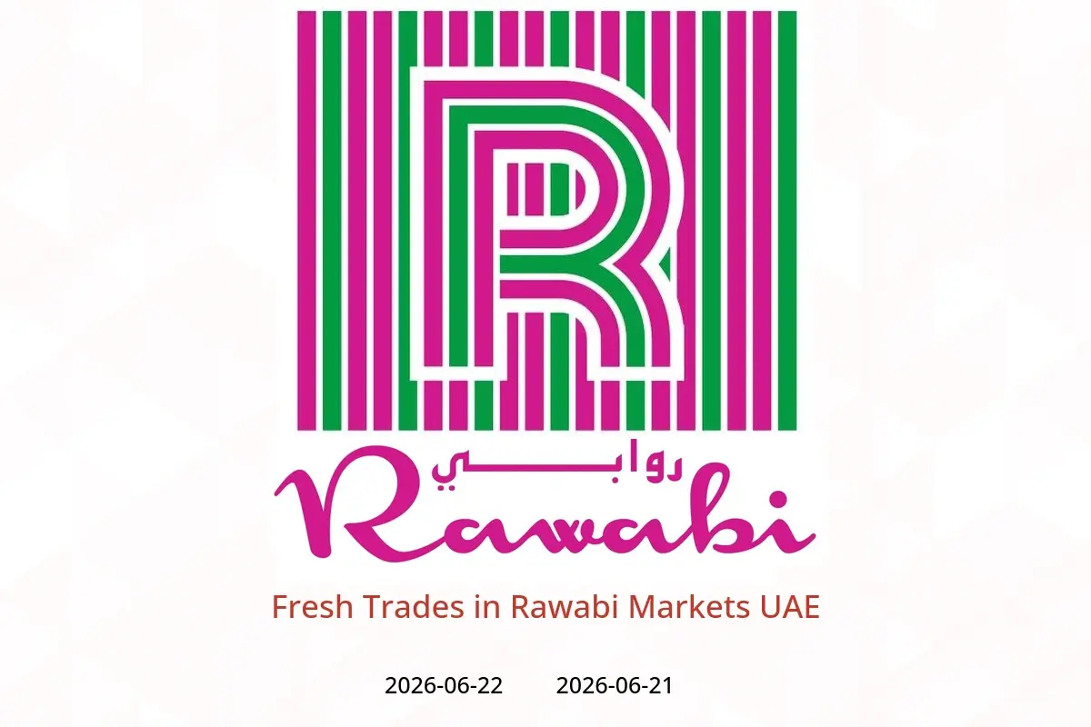 Rawabi Markets UAE offers from 21 to 22 June 2026 Fresh Trades - Rawabi Markets - UAE - 21 June 2026 – 22 June 2026 - Page 1
