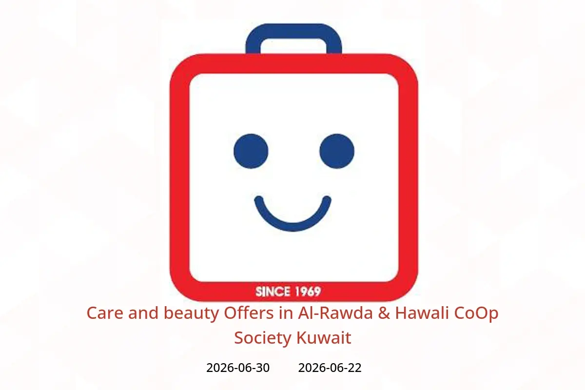Al-Rawda & Hawali CoOp Society Kuwait offers from 22 to 30 June 2026 Care and beauty Offers - Al-Rawda & Hawali CoOp Society - Kuwait - 22 June 2026 – 30 June 2026 - Page 1