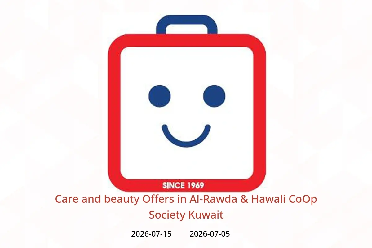 Al-Rawda & Hawali CoOp Society Kuwait offers from 5 to 15 July 2026 Care and beauty Offers - Al-Rawda & Hawali CoOp Society - Kuwait - 5 July 2026 – 15 July 2026 - Page 1