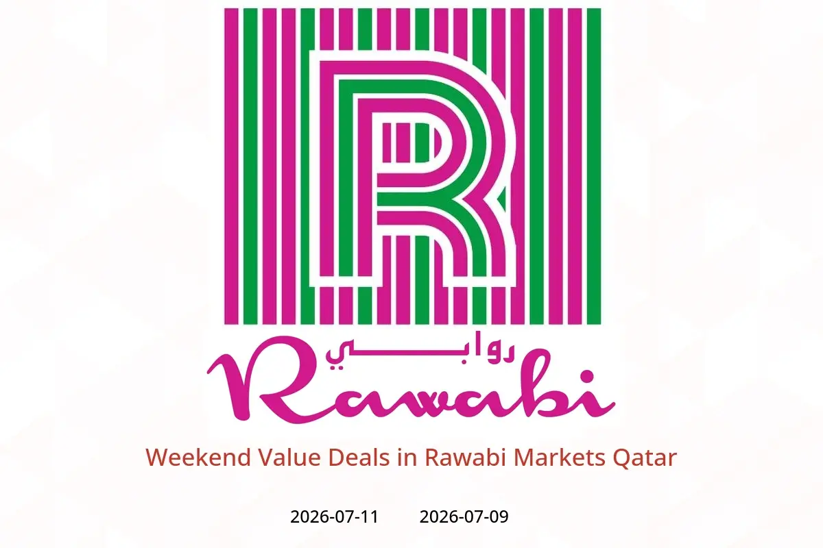 Rawabi Markets Qatar offers from 9 to 11 July 2026 Weekend Value Deals - Rawabi Markets - Qatar - 9 July 2026 – 11 July 2026 - Page 1