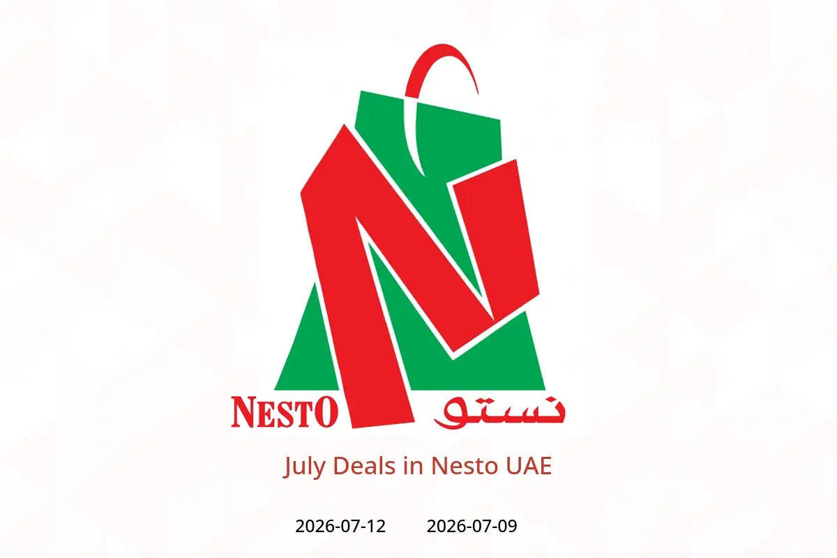 Nesto UAE offers from 9 to 12 July 2026 July Deals - Nesto - UAE - 9 July 2026 – 12 July 2026 - Page 1