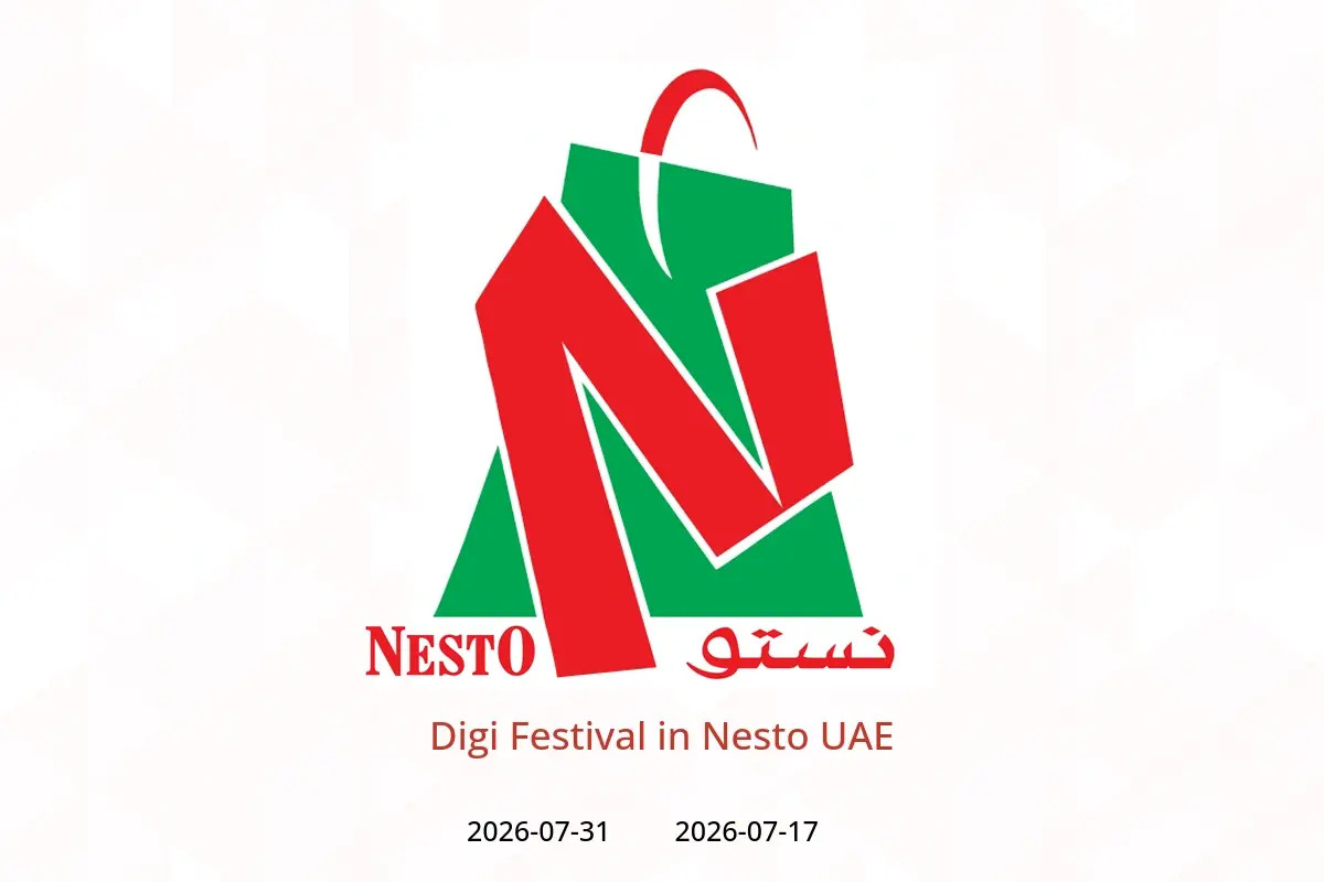 Nesto UAE offers from 17 to 31 July 2026 Digi Festival - Nesto - UAE - 17 July 2026 – 31 July 2026 - Page 1