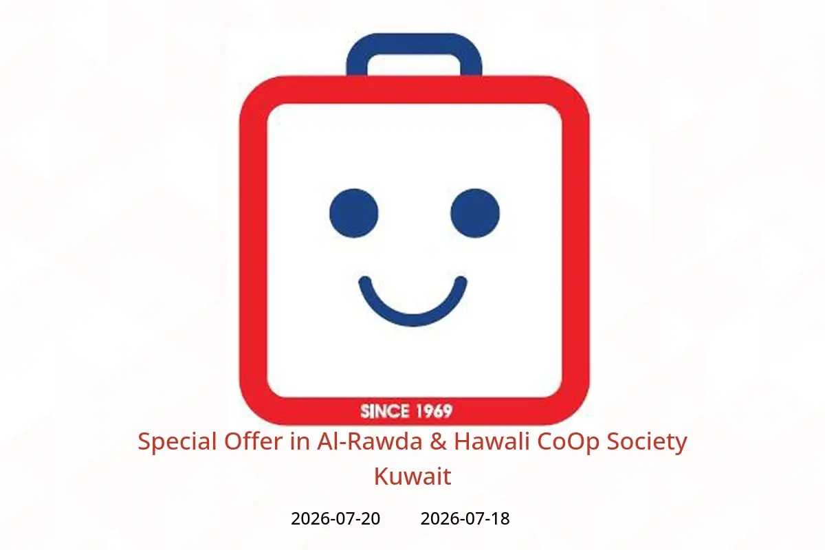 Al-Rawda & Hawali CoOp Society Kuwait offers from 18 to 20 July 2026 Special Offer - Al-Rawda & Hawali CoOp Society - Kuwait - 18 July 2026 – 20 July 2026 - Page 1