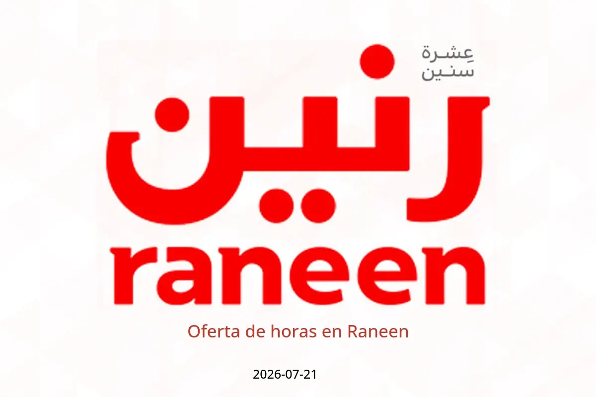 Ofertas de Raneen martes 21 julio 2026 Oferta de horas - Raneen - Egipto - 21 julio 2026 – 21 julio 2026 - Página 1