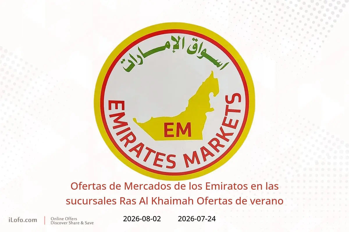 Ofertas de Mercados de los Emiratos Ras Al Khaimah de 24 julio a 2 agosto 2026 Ofertas de verano - Mercados de los Emiratos - Emiratos Árabes Unidos - 24 julio 2026 – 2 agosto 2026 - Página 1