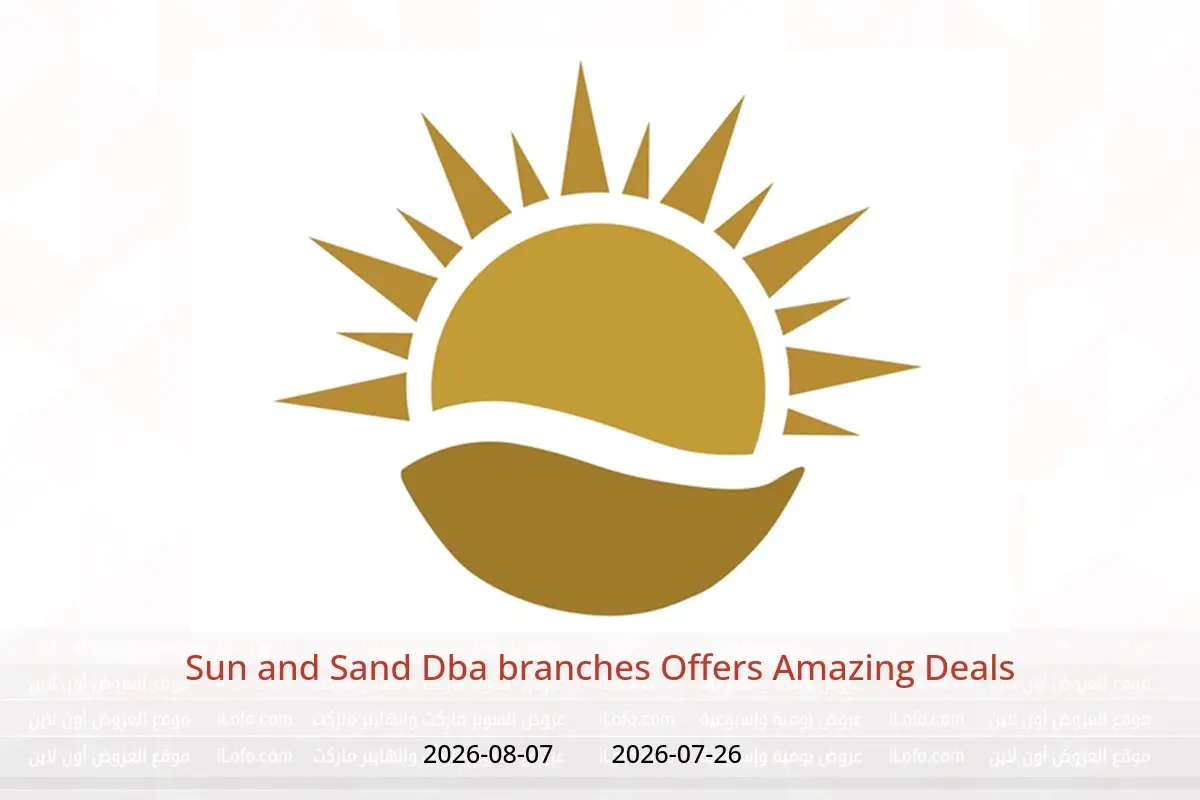 Sun and Sand offers in Dba from 26 July to 7 August 2026 Amazing Deals - Sun and Sand - UAE - 26 July 2026 – 7 August 2026 - Page 1