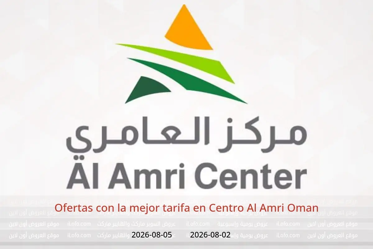 Ofertas de Centro Al Amri Oman de 2 a 5 agosto 2026 Ofertas con la mejor tarifa - Centro Al Amri - Oman - 2 agosto 2026 – 5 agosto 2026 - Página 1