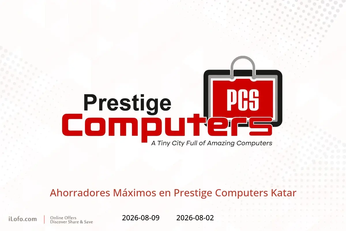 Ofertas de Prestige Computers Katar de 2 a 9 agosto 2026 Ahorradores Máximos - Prestige Computers - Katar - 2 agosto 2026 – 9 agosto 2026 - Página 1