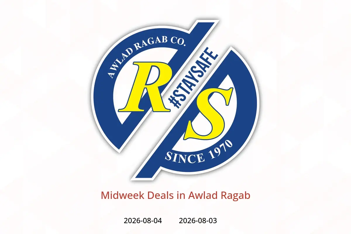 Awlad Ragab offers from 3 to 4 August 2026 Midweek Deals - Awlad Ragab - Egypt - 3 August 2026 – 4 August 2026 - Page 1