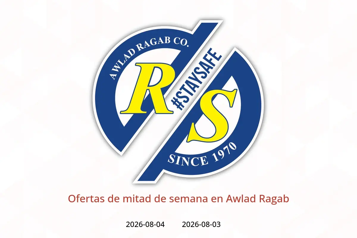 Ofertas de Awlad Ragab de 3 a 4 agosto 2026 Ofertas de mitad de semana - Awlad Ragab - Egipto - 3 agosto 2026 – 4 agosto 2026 - Página 1