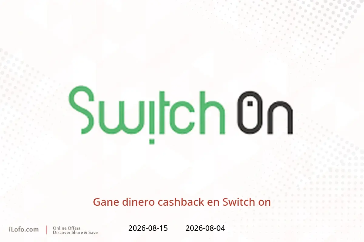 Ofertas de Switch on de 4 a 15 agosto 2026 Gane dinero cashback - Switch on - Bahréin - 4 agosto 2026 – 15 agosto 2026 - Página 1