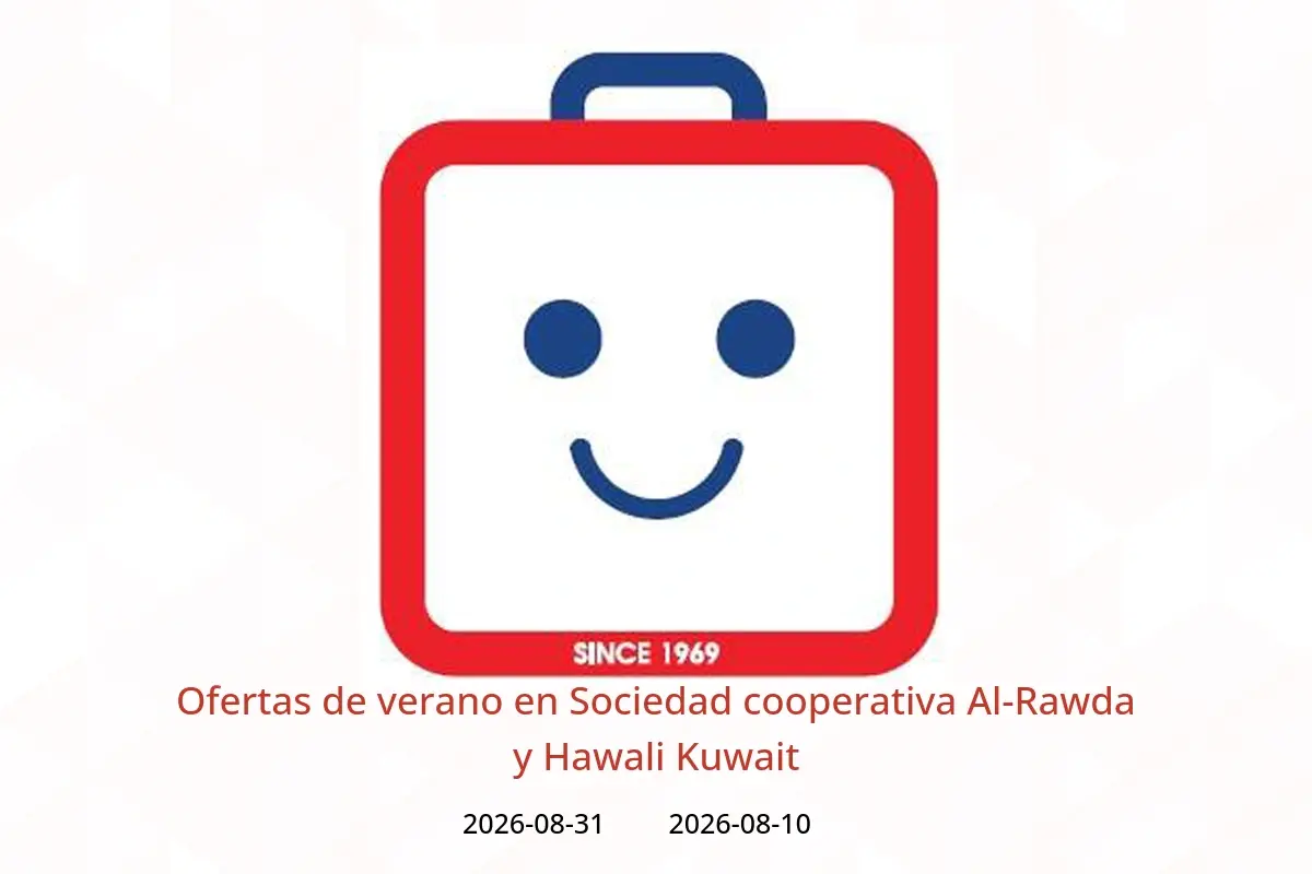 Ofertas de Sociedad cooperativa Al-Rawda y Hawali Kuwait de 10 a 31 agosto 2026 Ofertas de verano - Sociedad cooperativa Al-Rawda y Hawali - Kuwait - 10 agosto 2026 – 31 agosto 2026 - Página 1
