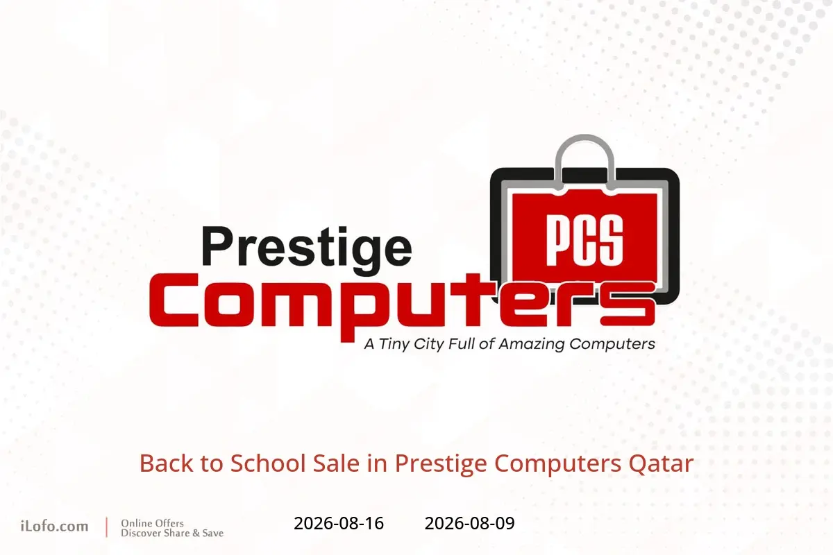 Prestige Computers Qatar offers from 9 to 16 August 2026 Back to School Sale - Prestige Computers - Qatar - 9 August 2026 – 16 August 2026 - Page 1