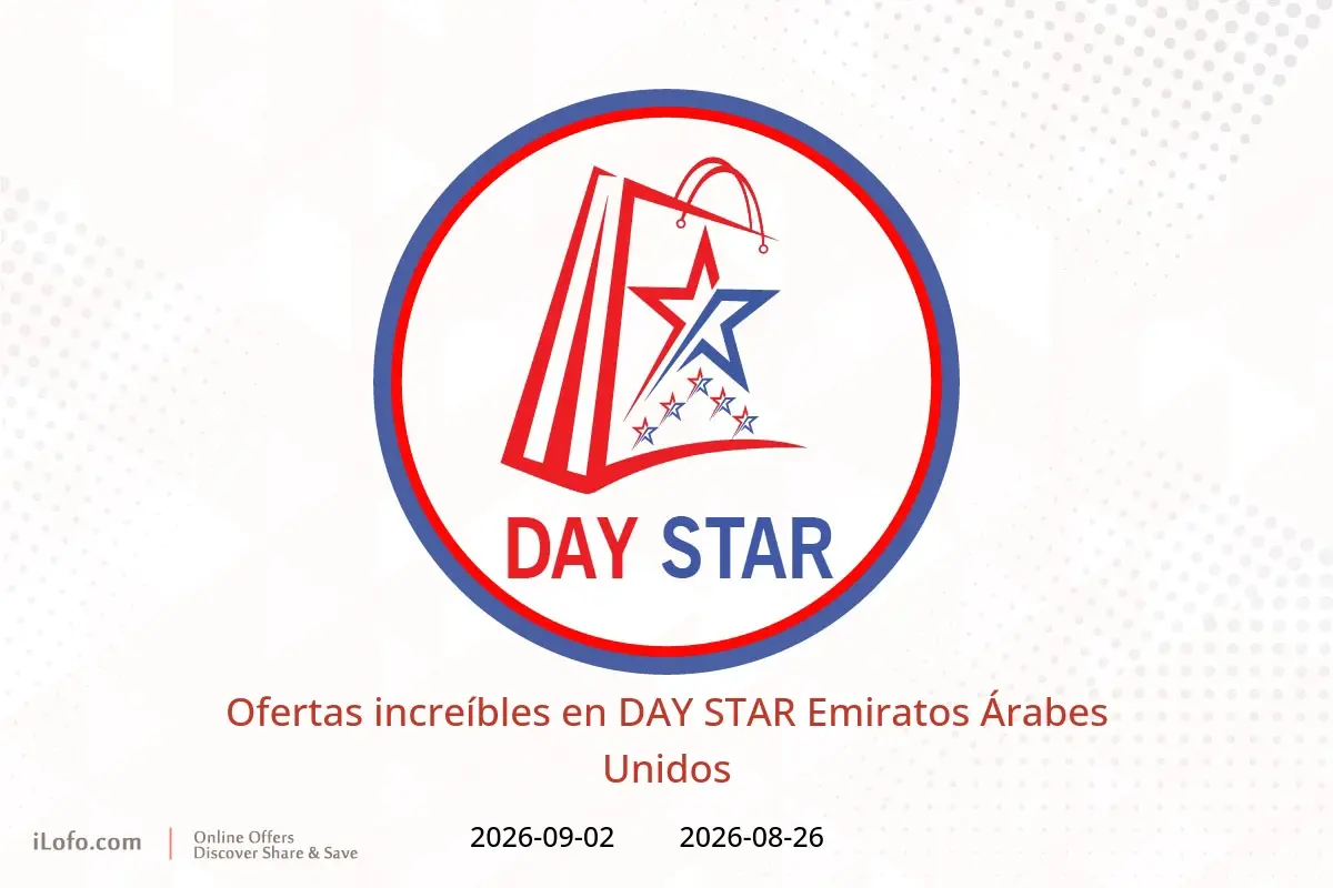 Ofertas de DAY STAR Emiratos Árabes Unidos de 26 agosto a 2 septiembre 2026 Ofertas increíbles - DAY STAR - Emiratos Árabes Unidos - 26 agosto 2026 – 2 septiembre 2026 - Página 1