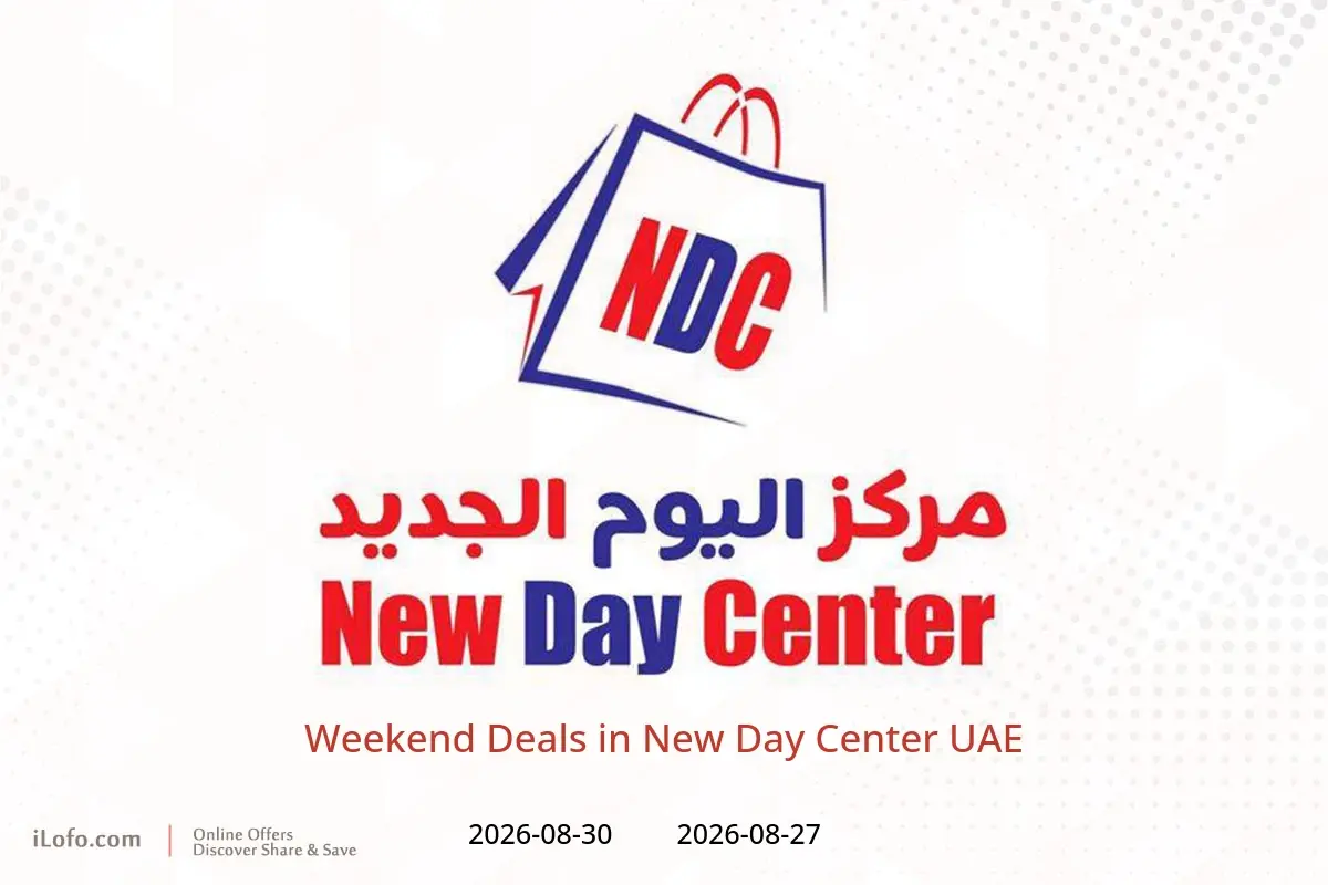New Day Center UAE offers from 27 to 30 August 2026 Weekend Deals - New Day Center - UAE - 27 August 2026 – 30 August 2026 - Page 1